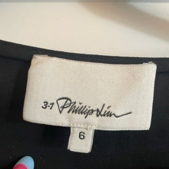 3.1 PHILIP LIM Pearl and Chain Trim Top - Picture 4 of 6